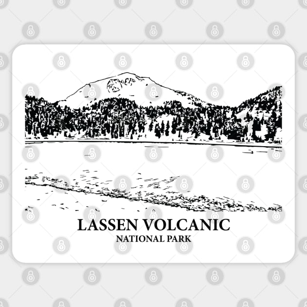 Lassen Volcanic National Park Sticker by Lakeric